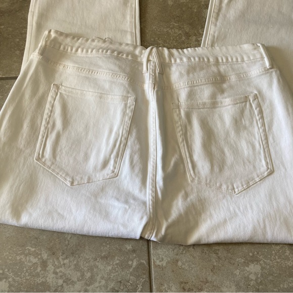 BNWT Good American WHITE Straight Leg Jeans Size 18 - Picture 8 of 15
